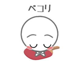 Let's enjoy table tennis!! (Animated) sticker #12759438