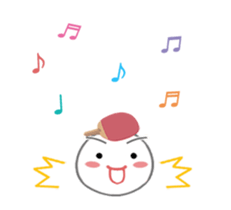 Let's enjoy table tennis!! (Animated) sticker #12759440