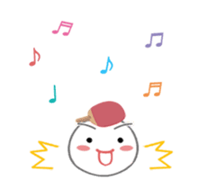 Let's enjoy table tennis!! (Animated) sticker #12759440