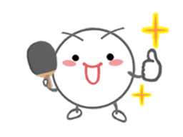 Let's enjoy table tennis!! (Animated) sticker #12759442