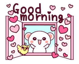 Love is super-fast!! Fluffy Bear pink!2 sticker #12759864