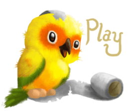 SoftParrots (English) sticker #12760112