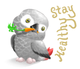 SoftParrots (English) sticker #12760113