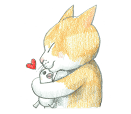 Higuchi Yuko's Boris the cat -part 2- sticker #12760740
