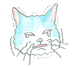 Higuchi Yuko's Boris the cat -part 2- sticker #12760746