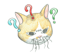 Higuchi Yuko's Boris the cat -part 2- sticker #12760755