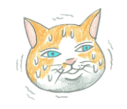 Higuchi Yuko's Boris the cat -part 2- sticker #12760765