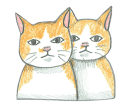 Higuchi Yuko's Boris the cat -part 2- sticker #12760768