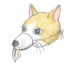 Higuchi Yuko's Boris the cat -part 2- sticker #12760773