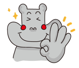 Apple Hippo sticker #12760881