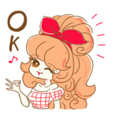 lovely girls2 sticker #12761118