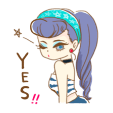 lovely girls2 sticker #12761120