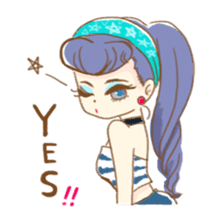 lovely girls2 sticker #12761120