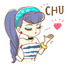 lovely girls2 sticker #12761129