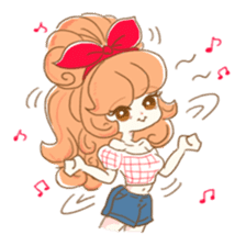 lovely girls2 sticker #12761155