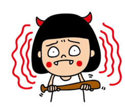 Qgirl and JFcat sticker #12761504