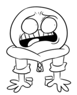 Strange guy sticker 2 sticker #12762529