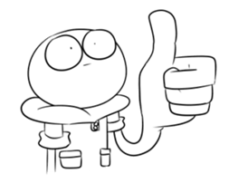 Strange guy sticker 2 sticker #12762542