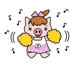 Pig brother Yuckey and Sacchikey sticker #12762584