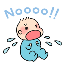 Baby and Dog with childcare sticker sticker #12762887