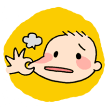 Baby and Dog with childcare sticker sticker #12762897