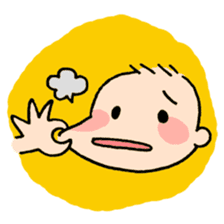 Baby and Dog with childcare sticker sticker #12762897