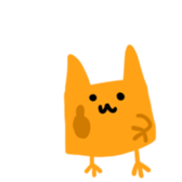 Chickish cat!! sticker #12763082