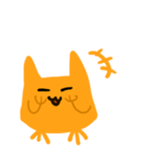 Chickish cat!! sticker #12763083