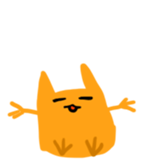 Chickish cat!! sticker #12763084