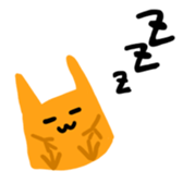 Chickish cat!! sticker #12763085