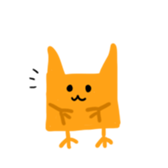 Chickish cat!! sticker #12763086