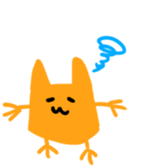 Chickish cat!! sticker #12763089