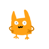 Chickish cat!! sticker #12763094