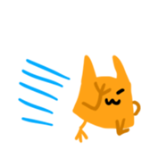 Chickish cat!! sticker #12763096