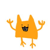 Chickish cat!! sticker #12763097