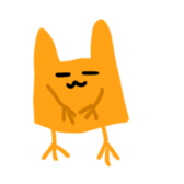 Chickish cat!! sticker #12763098