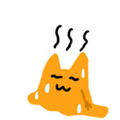 Chickish cat!! sticker #12763101