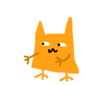 Chickish cat!! sticker #12763104