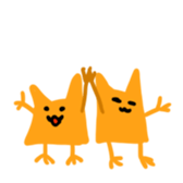 Chickish cat!! sticker #12763107