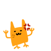 Chickish cat!! sticker #12763112