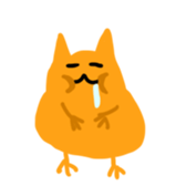 Chickish cat!! sticker #12763116