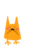 Chickish cat!! sticker #12763117