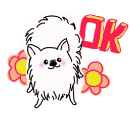 Kolo dog charm plenty Pomeranian sticker #12763399