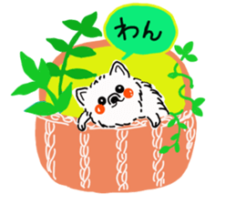 Kolo dog charm plenty Pomeranian sticker #12763401