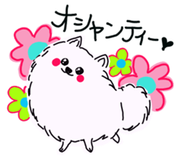 Kolo dog charm plenty Pomeranian sticker #12763416