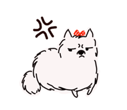 Kolo dog charm plenty Pomeranian sticker #12763418