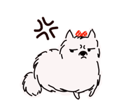 Kolo dog charm plenty Pomeranian sticker #12763418