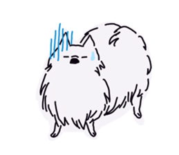 Kolo dog charm plenty Pomeranian sticker #12763419