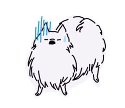 Kolo dog charm plenty Pomeranian sticker #12763419