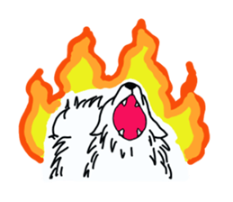 Kolo dog charm plenty Pomeranian sticker #12763420